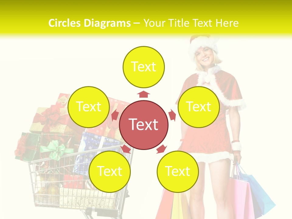 Lady Cap Isolated PowerPoint Template