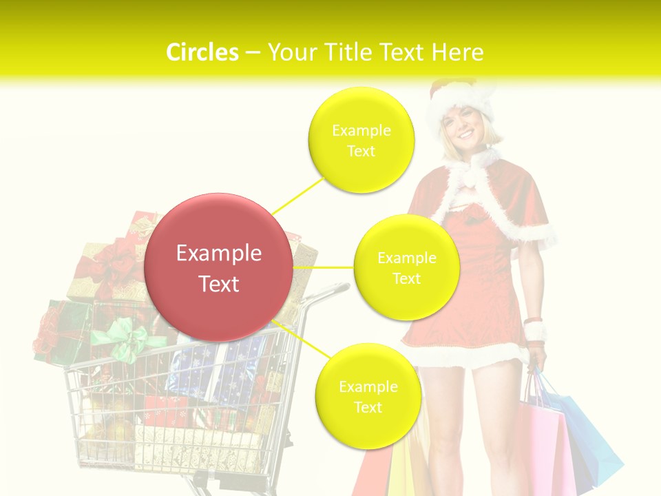 Lady Cap Isolated PowerPoint Template