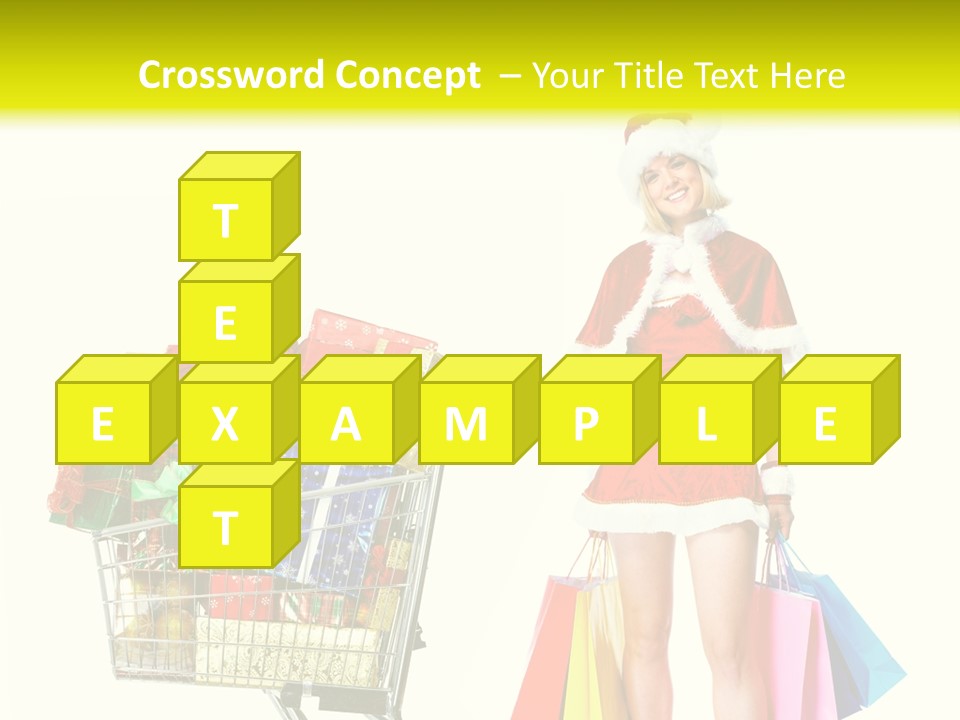 Lady Cap Isolated PowerPoint Template