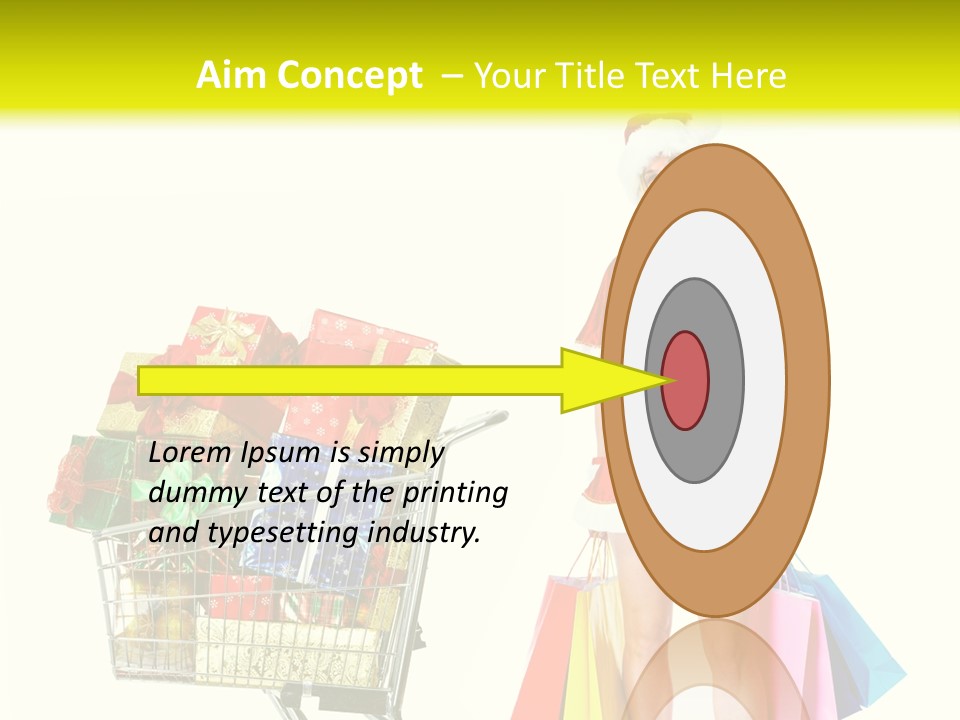 Lady Cap Isolated PowerPoint Template