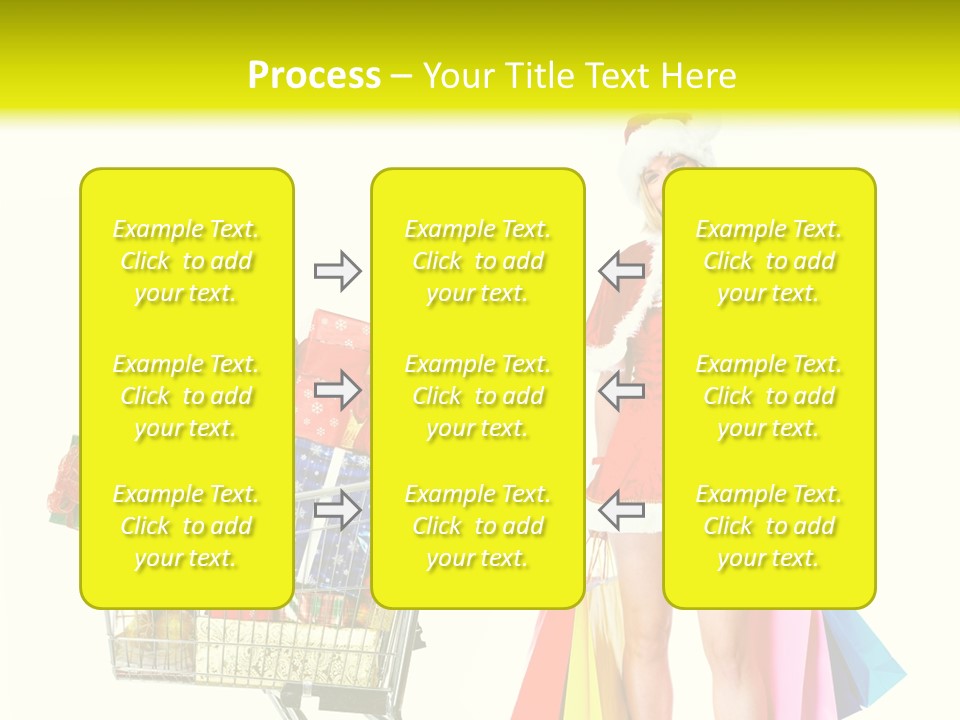 Lady Cap Isolated PowerPoint Template