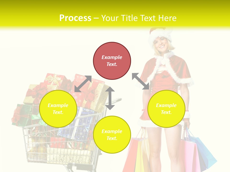 Lady Cap Isolated PowerPoint Template