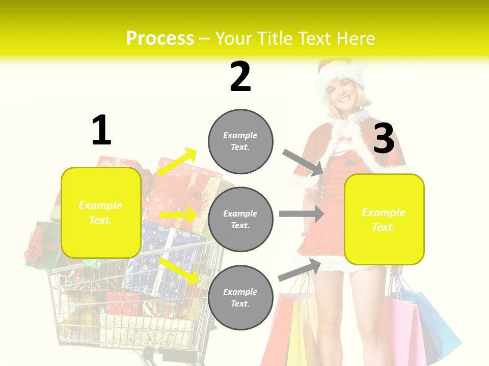 Lady Cap Isolated PowerPoint Template