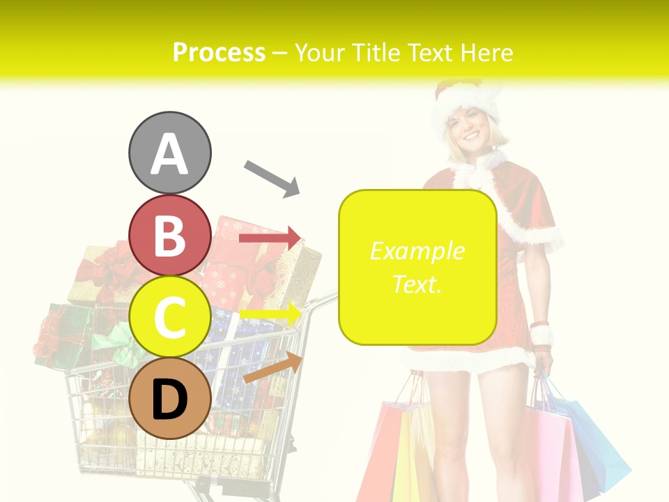 Lady Cap Isolated PowerPoint Template