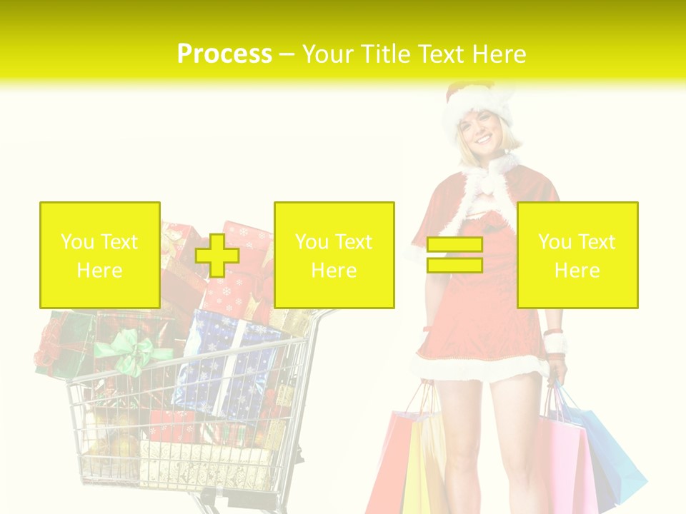 Lady Cap Isolated PowerPoint Template