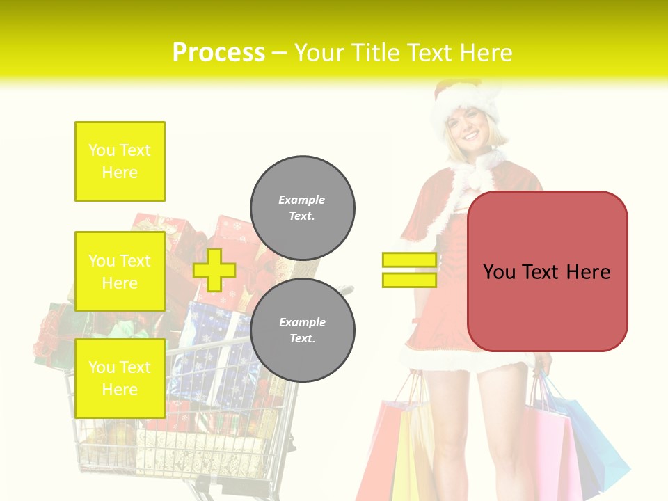 Lady Cap Isolated PowerPoint Template