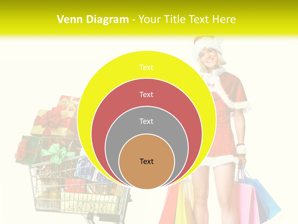 Lady Cap Isolated PowerPoint Template