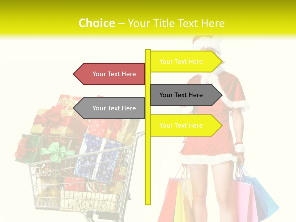 Lady Cap Isolated PowerPoint Template