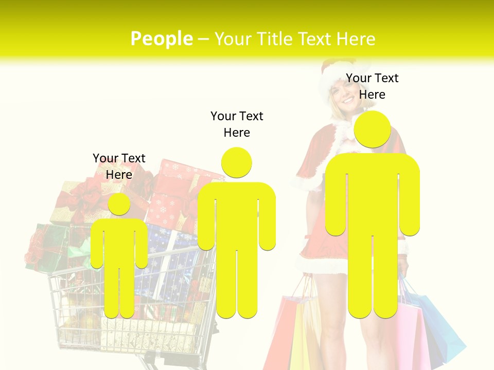 Lady Cap Isolated PowerPoint Template