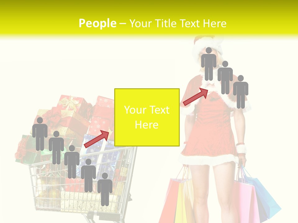 Lady Cap Isolated PowerPoint Template