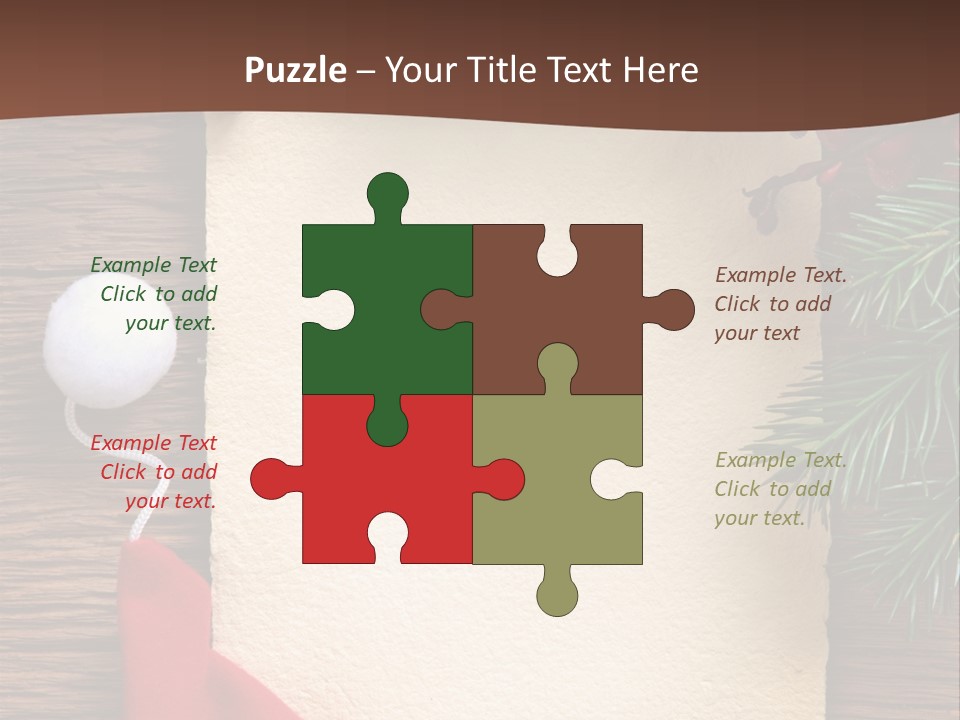 Berry Paper Celebration PowerPoint Template