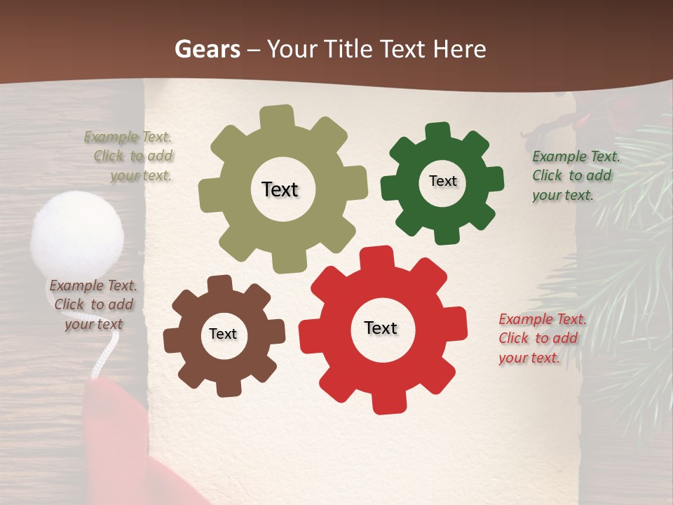 Berry Paper Celebration PowerPoint Template