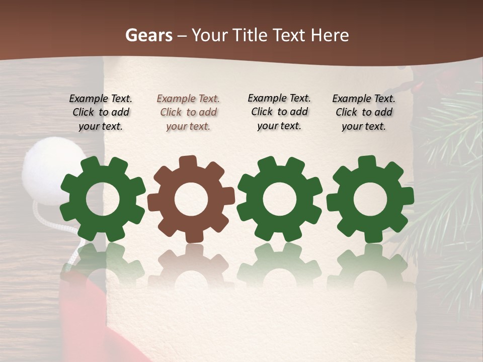 Berry Paper Celebration PowerPoint Template