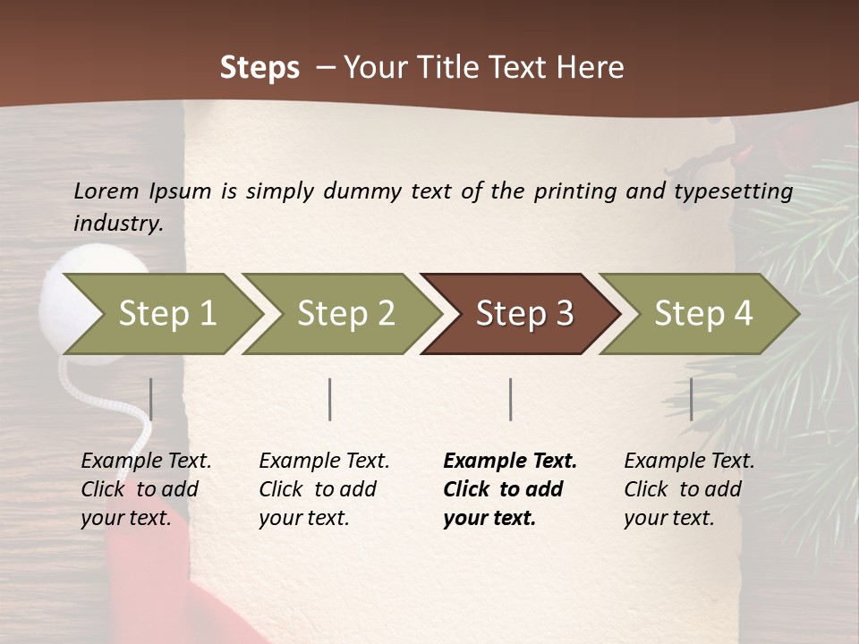 Berry Paper Celebration PowerPoint Template