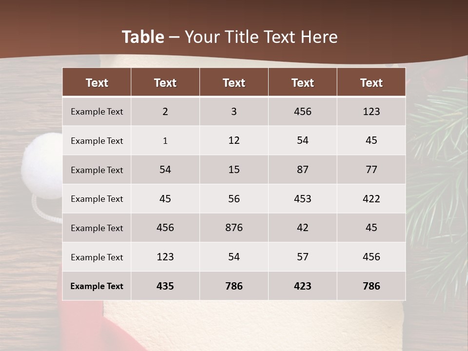 Berry Paper Celebration PowerPoint Template