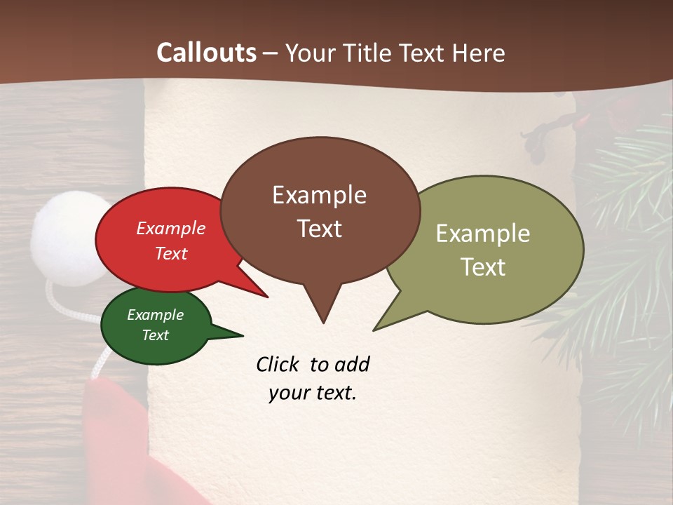 Berry Paper Celebration PowerPoint Template