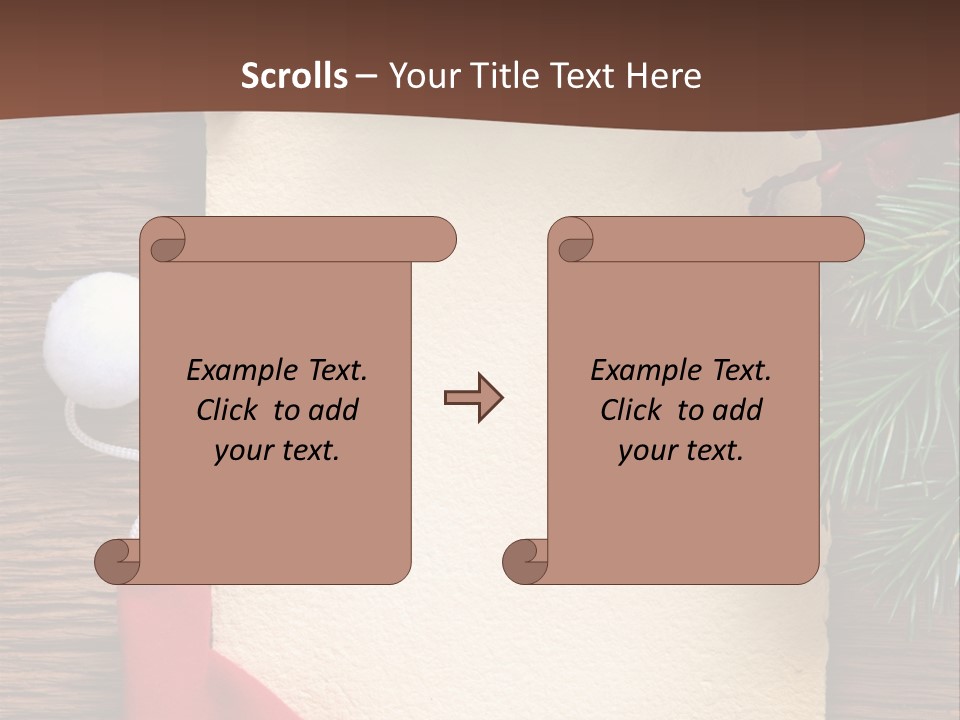 Berry Paper Celebration PowerPoint Template