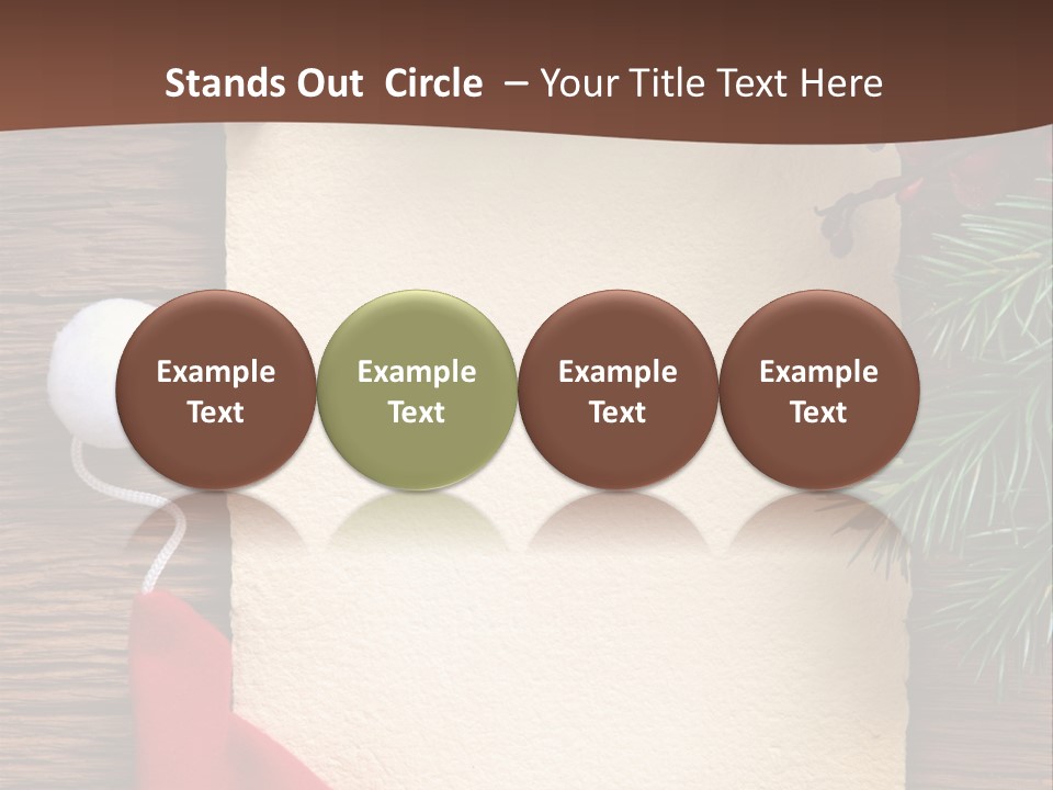 Berry Paper Celebration PowerPoint Template