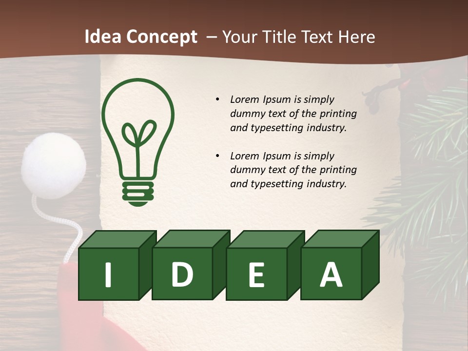 Berry Paper Celebration PowerPoint Template