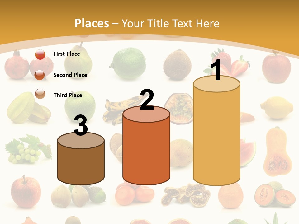 Collection Tangelo Fruit Grapes PowerPoint Template