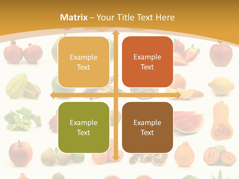 Collection Tangelo Fruit Grapes PowerPoint Template