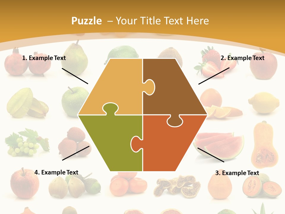 Collection Tangelo Fruit Grapes PowerPoint Template