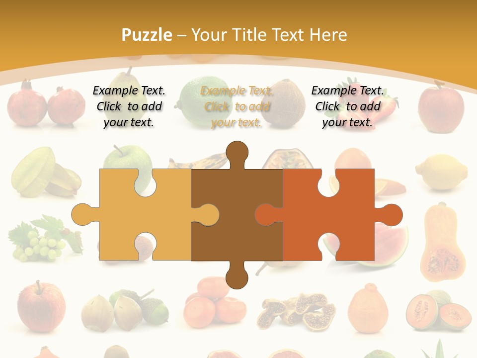 Collection Tangelo Fruit Grapes PowerPoint Template