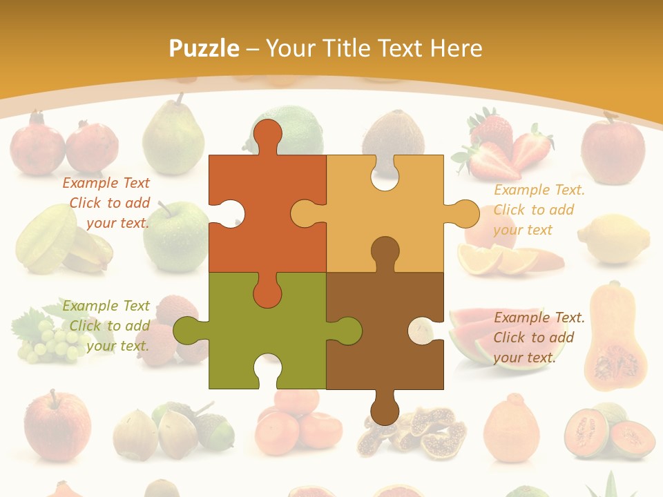 Collection Tangelo Fruit Grapes PowerPoint Template