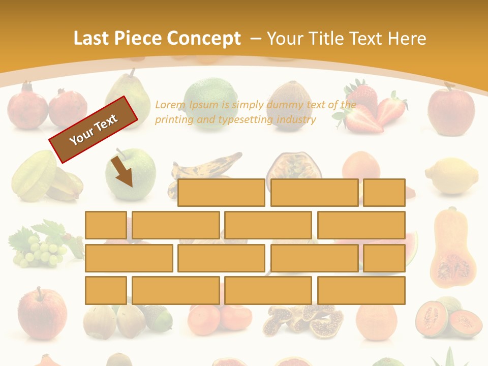 Collection Tangelo Fruit Grapes PowerPoint Template