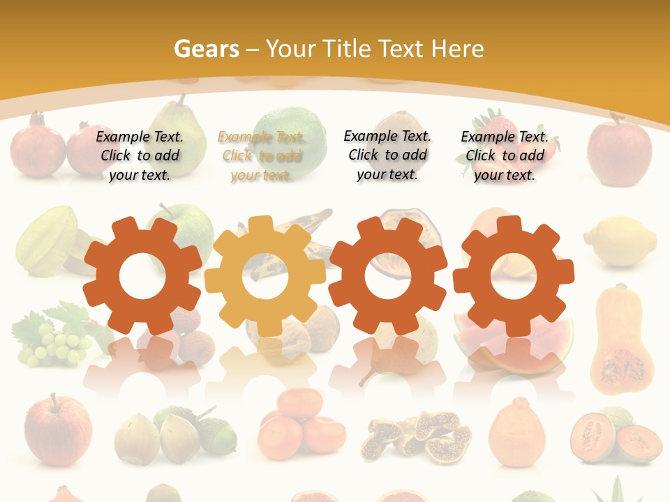 Collection Tangelo Fruit Grapes PowerPoint Template