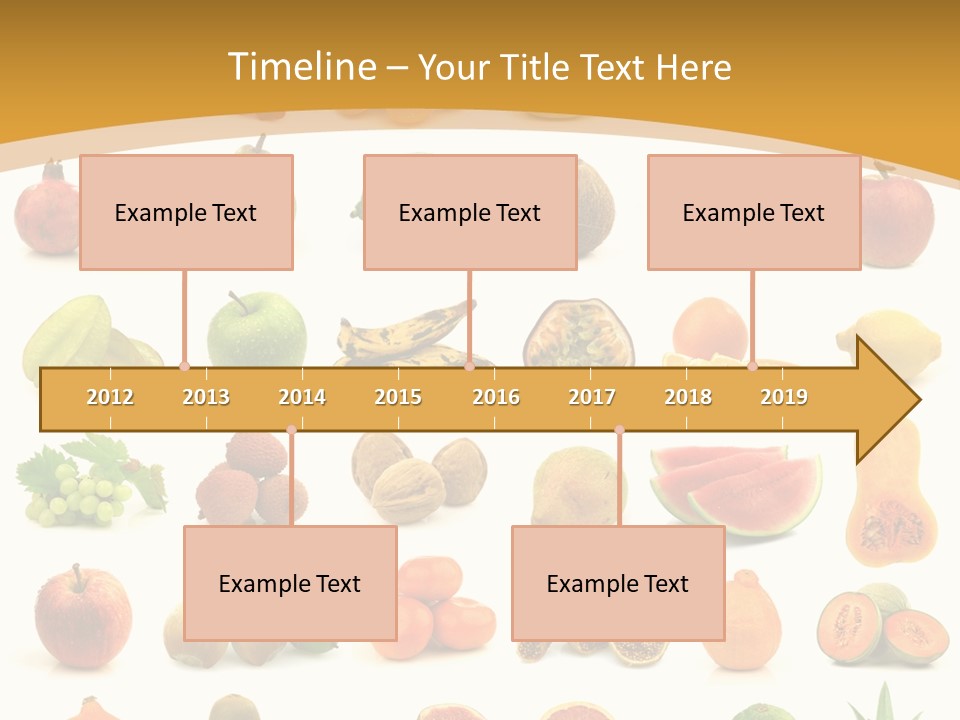Collection Tangelo Fruit Grapes PowerPoint Template