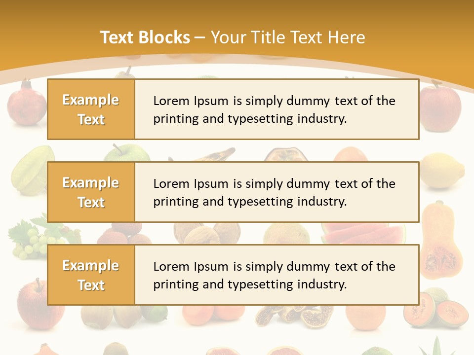 Collection Tangelo Fruit Grapes PowerPoint Template