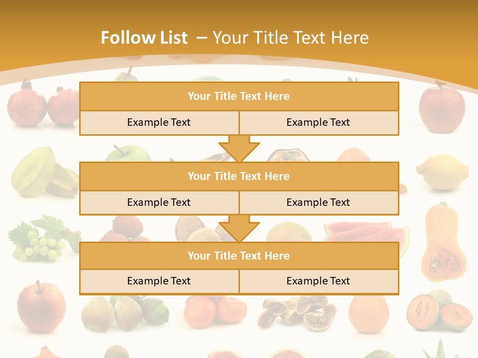 Collection Tangelo Fruit Grapes PowerPoint Template