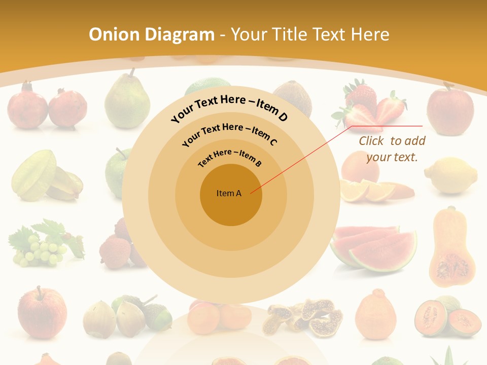 Collection Tangelo Fruit Grapes PowerPoint Template