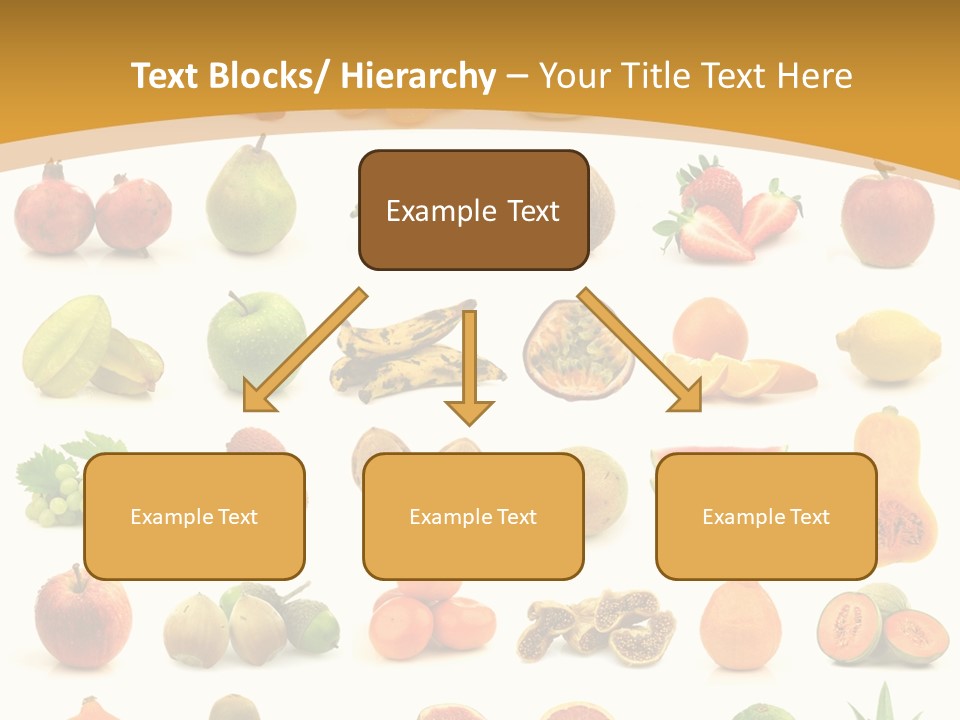 Collection Tangelo Fruit Grapes PowerPoint Template
