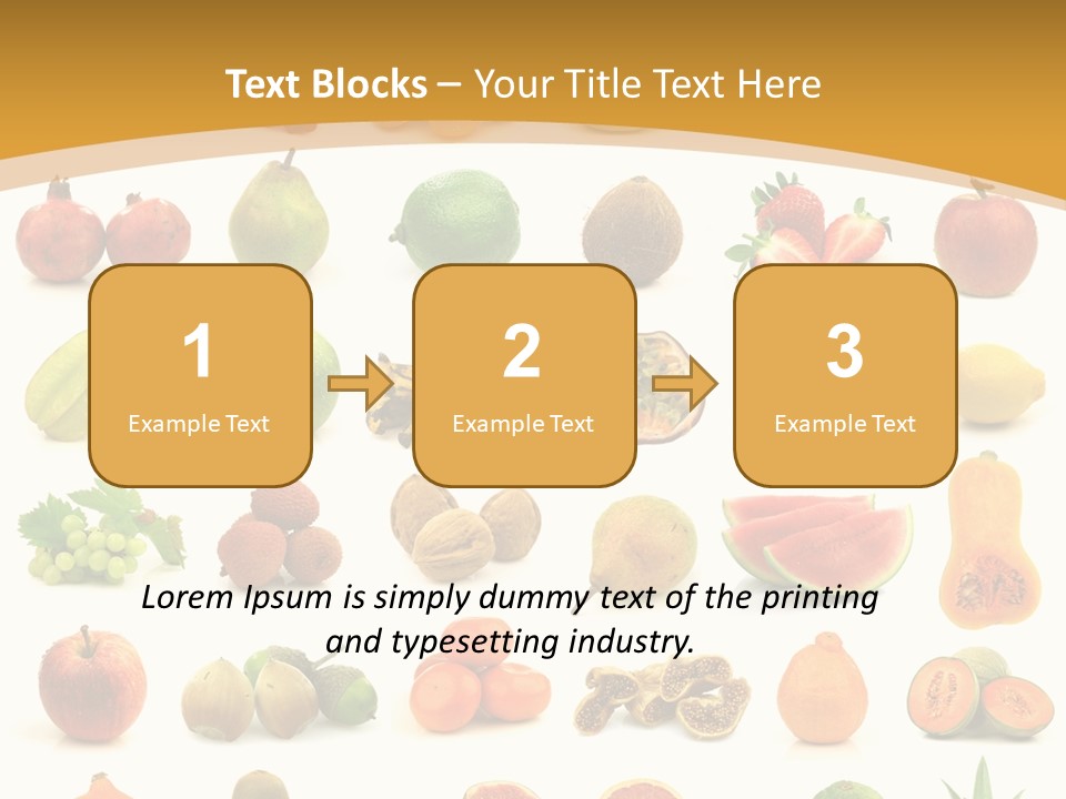 Collection Tangelo Fruit Grapes PowerPoint Template