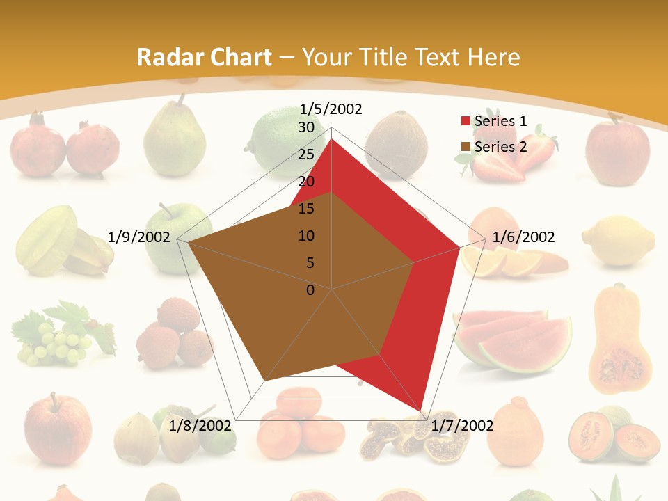 Collection Tangelo Fruit Grapes PowerPoint Template
