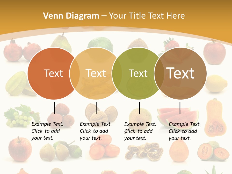 Collection Tangelo Fruit Grapes PowerPoint Template