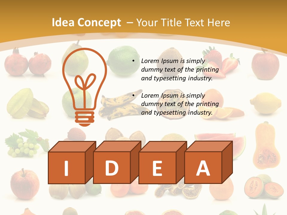 Collection Tangelo Fruit Grapes PowerPoint Template