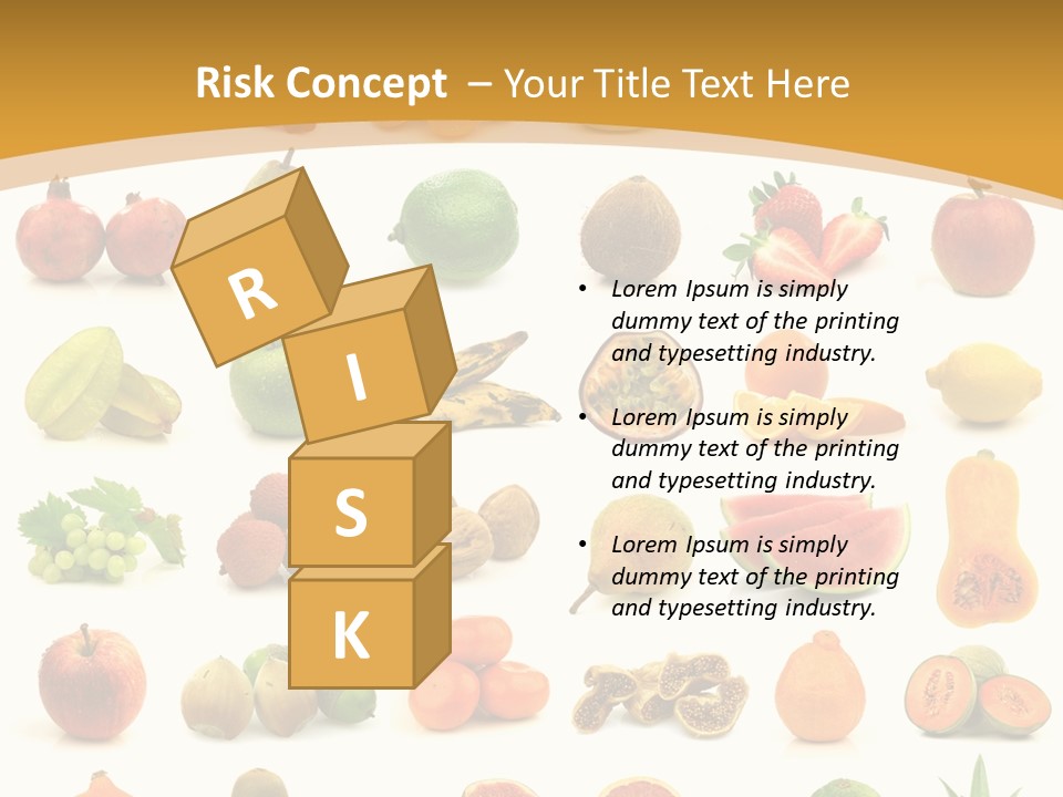 Collection Tangelo Fruit Grapes PowerPoint Template