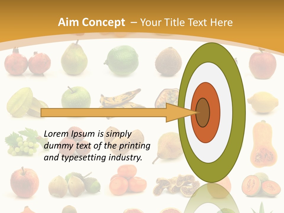 Collection Tangelo Fruit Grapes PowerPoint Template