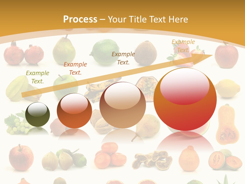 Collection Tangelo Fruit Grapes PowerPoint Template