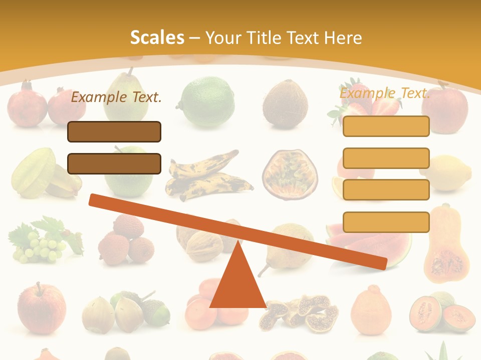 Collection Tangelo Fruit Grapes PowerPoint Template