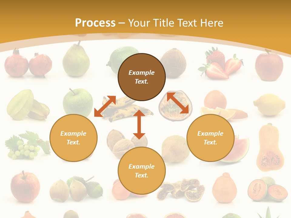 Collection Tangelo Fruit Grapes PowerPoint Template
