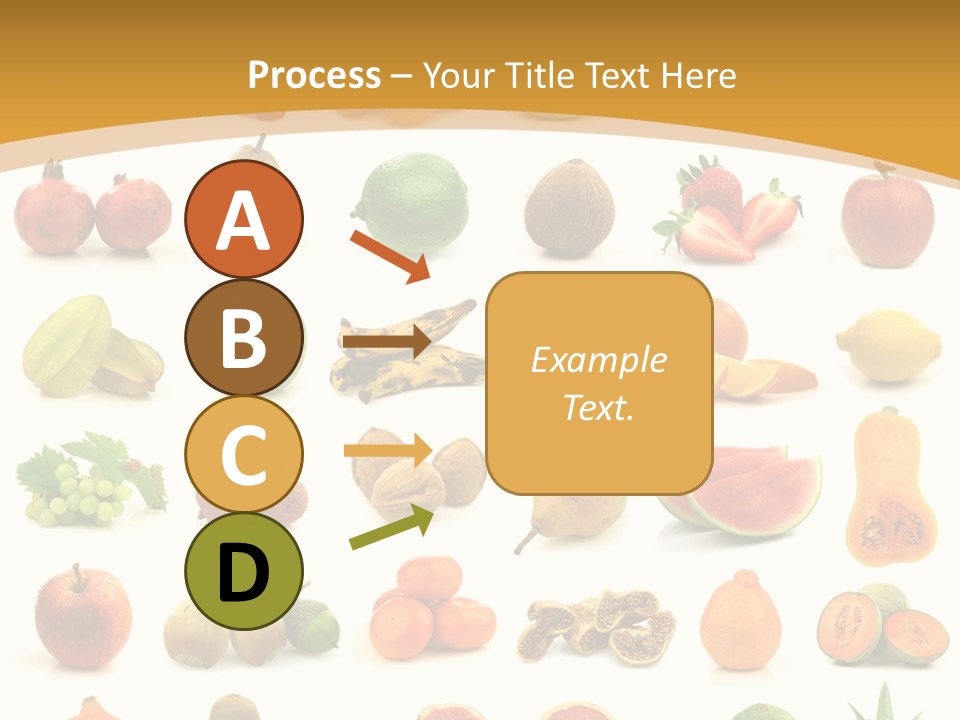 Collection Tangelo Fruit Grapes PowerPoint Template