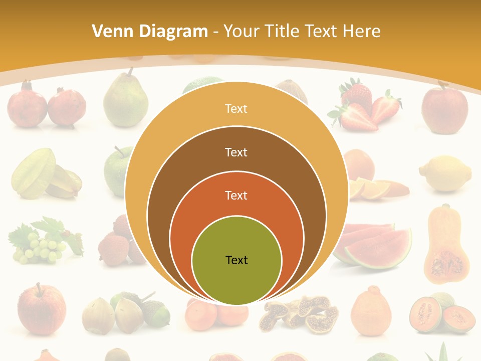 Collection Tangelo Fruit Grapes PowerPoint Template