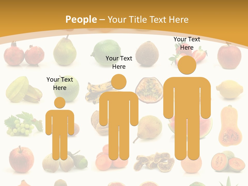 Collection Tangelo Fruit Grapes PowerPoint Template