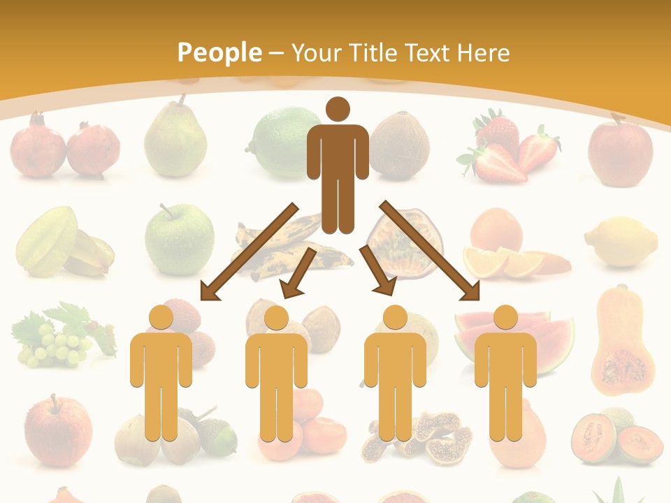 Collection Tangelo Fruit Grapes PowerPoint Template