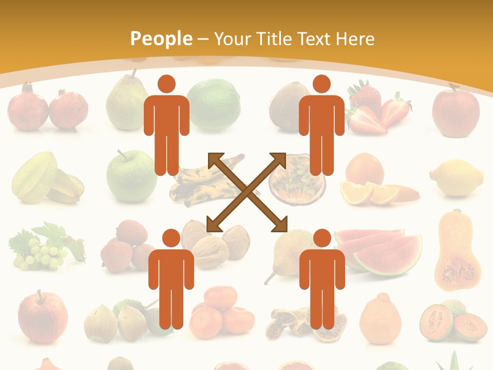 Collection Tangelo Fruit Grapes PowerPoint Template