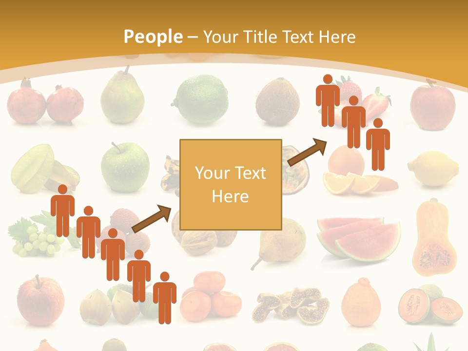 Collection Tangelo Fruit Grapes PowerPoint Template